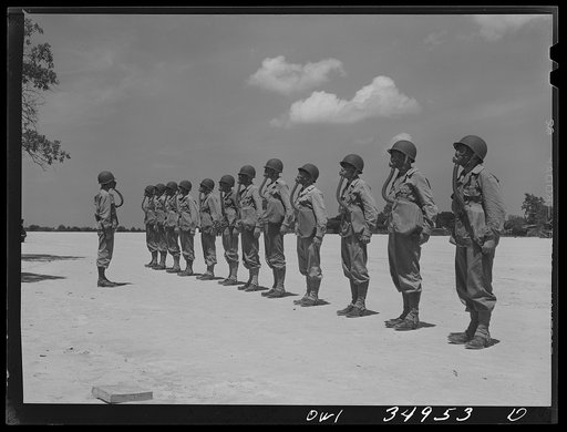 Daniel Field, Georgia. Air Service Command. Gas mask instruction