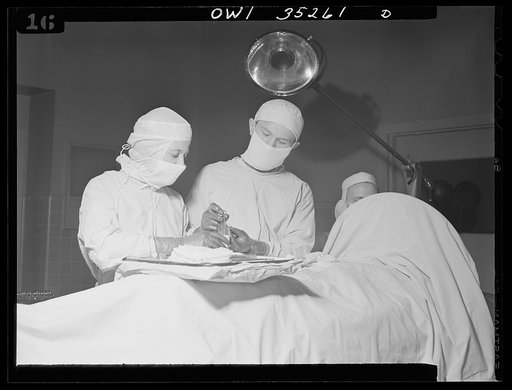 Johns Hopkins Hospital, Baltimore, Maryland. Operating room