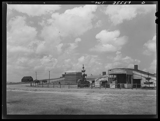 Untitled photo, possibly related to: Greenville, South Carolina. Air Service Command. Camouflaged shop at the engineering line of the 35th service squadron