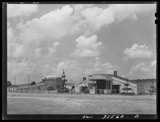 Greenville, South Carolina. Air Service Command. Camouflaged shop at the engineering line of the 35th service squadron