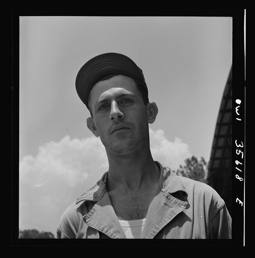 Untitled photo, possibly related to: Myrtle Beach, South Carolina. Air Service Command. Corporal Paul Wenger, instrument repair man with a mobile unit. Corporal Wenger is thirty-one years old, a former grocery store clerk in Atkins, Arkansas. He learned instrument repair at Chanute Field