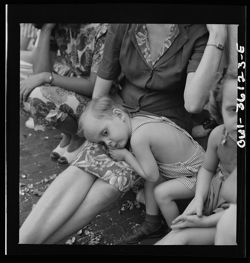 Washington, D.C. Spectators at the parade to recruit civilian defense volunteers