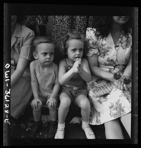 Washington, D.C. Spectators at the parade to recruit civilian defense volunteers