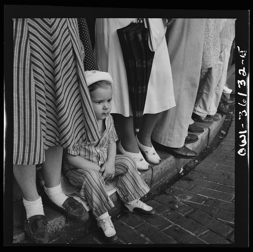 Washington, D.C. Spectators at the parade to recruit civilian defense volunteers