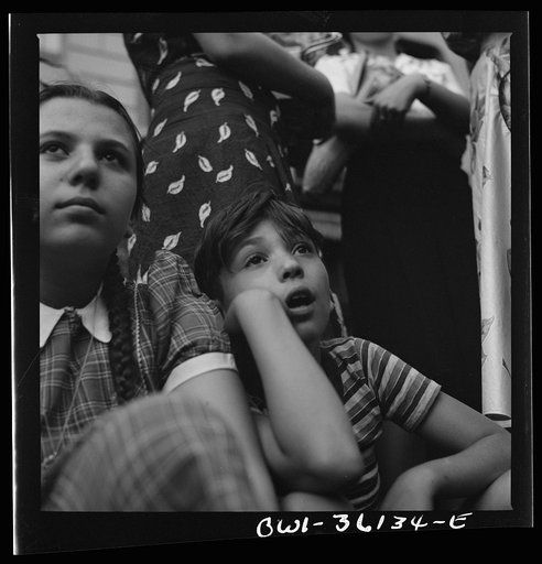 Washington, D.C. Spectators at the parade to recruit civilian defense volunteers