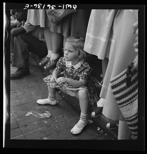 Washington, D.C. Spectators at the parade to recruit civilian defense volunteers