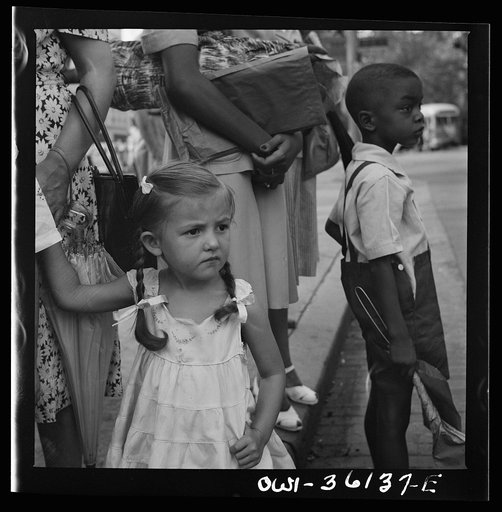 Washington, D.C. Spectators at the parade to recruit civilian defense volunteers