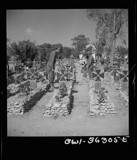 Untitled photo, possibly related to: Tunis, Tunisia. A German military cemetery on the outskirts of Tunis