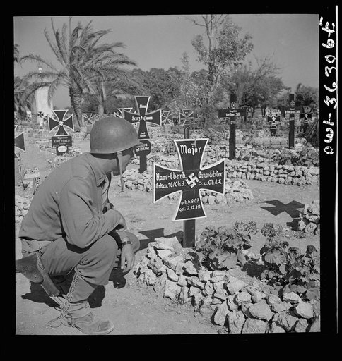Untitled photo, possibly related to: Tunis, Tunisia. A German military cemetery on the outskirts of Tunis