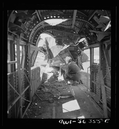 Tunis, Tunisia. Wrecked German planes at El Aouiana airport