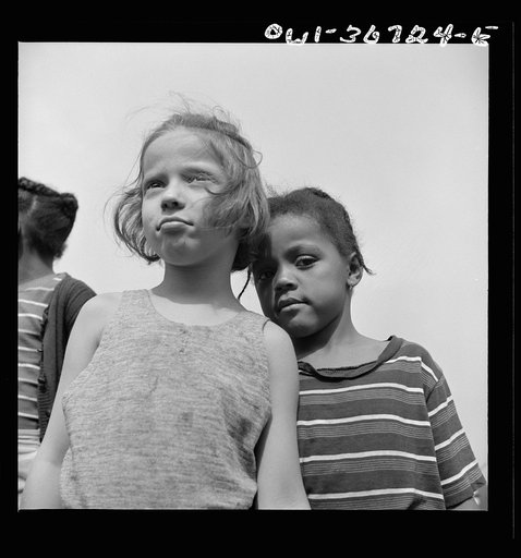 Haverstraw, New York. Interracial activities at Camp Christmas Seals, where children are aided by the Methodist Camp Service. Camp buddies