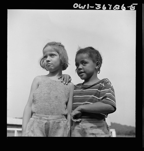 Haverstraw, New York. Interracial activities at Camp Christmas Seals, where children are aided by the Methodist Camp Service. Camp buddies