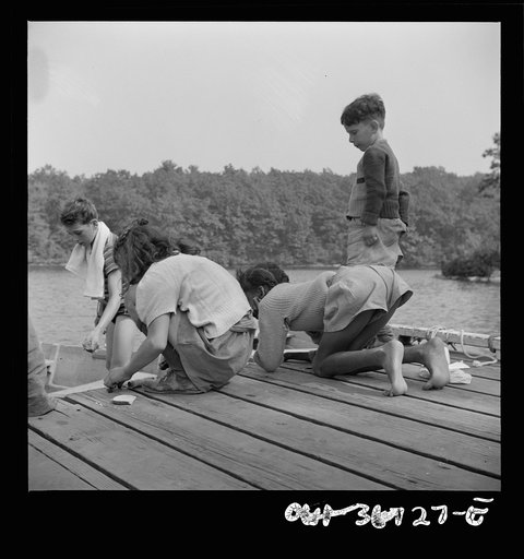 Haverstraw, New York. Interracial activities at Camp Christmas Seals, where children are aided by the Methodist Camp Service