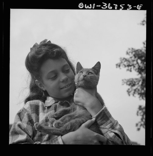 Arden, New York. Interracial activities at Camp Gaylord White, where children are aided by the Methodist Camp Service. The camp mascot