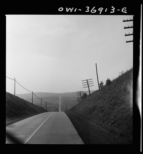 A highway between Gettysburg and Pittsburgh, Pennsylvania, which used to have fairly heavy traffic