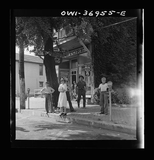 Gettysburg, Pennsylvania. The Greyhound bus station