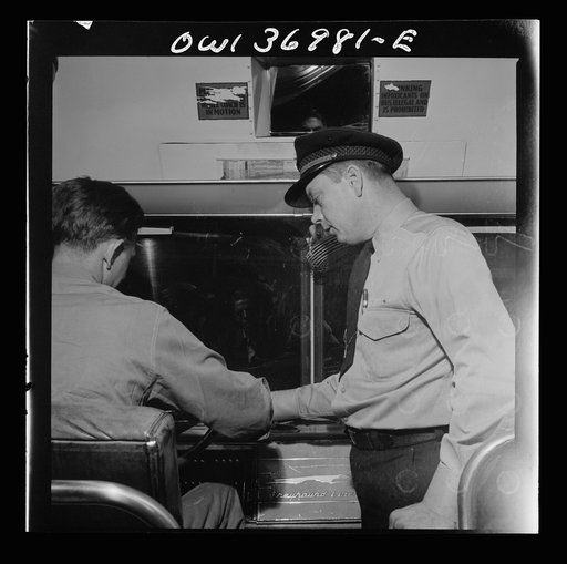 Untitled photo, possibly related to: Pittsburgh, Pennsylvania. The safety instructor giving some pointers to new drivers