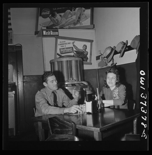 Columbus, Ohio. A Greyhound bus driver off duty