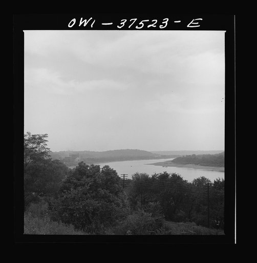 Untitled photo, possibly related to: The Ohio River as seen from the bus enroute from Cincinnati, Ohio and Louisville, Kentucky