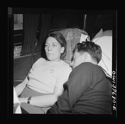 Passengers on a Greyhound bus bound for Chicago, Illinois from Cincinnati, Ohio at two a.m.