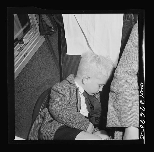 Passengers on a Greyhound bus bound for Chicago, Illinois from Cincinnati, Ohio at two a.m.