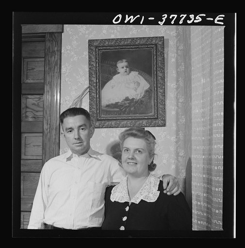Cincinnati, Ohio. Mr. Bernard Cochran, who has been a Greyhound bus driver for fourteen years, and his wife
