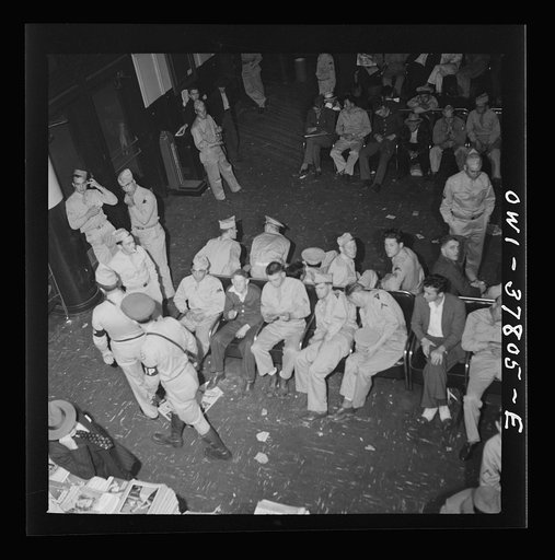 Untitled photo, possibly related to: Waiting room at bus terminal in Louisville, Kentucky. Sunday morning at 3:00 a.m.