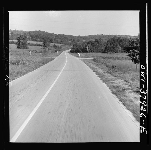 A Greyhound bus trip from Louisville, Kentucky, to Memphis, Tennessee, and the terminals. Highway in Tennessee