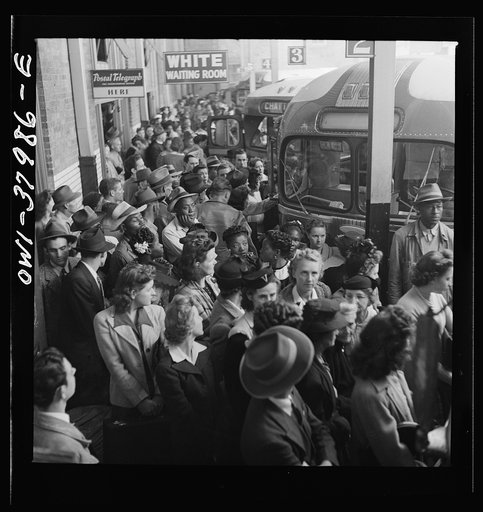A Greyhound bus trip from Louisville, Kentucky, to Memphis, Tennessee, and the terminals. Waiting for the bus at the Memphis terminal