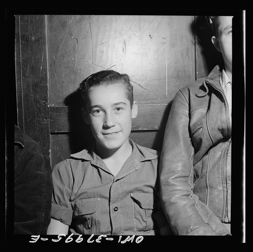 A Greyhound bus trip from Louisville, Kentucky, to Memphis, Tennessee, and the terminals. Sixteen year-old baggage clerk at the Memphis bus station. He goes to school in the daytime and works from four till twelve