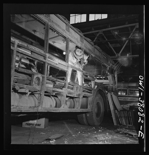 Bus trip from Knoxville, Tennessee, to Washington, D.C.