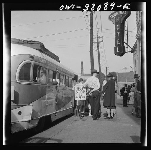 Bus trip from Knoxville, Tennessee, to Washington, D.C.