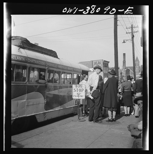 Bus trip from Knoxville, Tennessee, to Washington, D.C.
