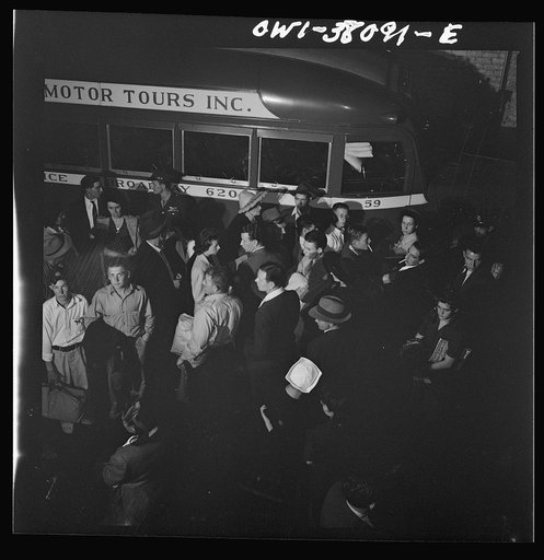 Bus trip from Knoxville, Tennessee, to Washington, D.C.