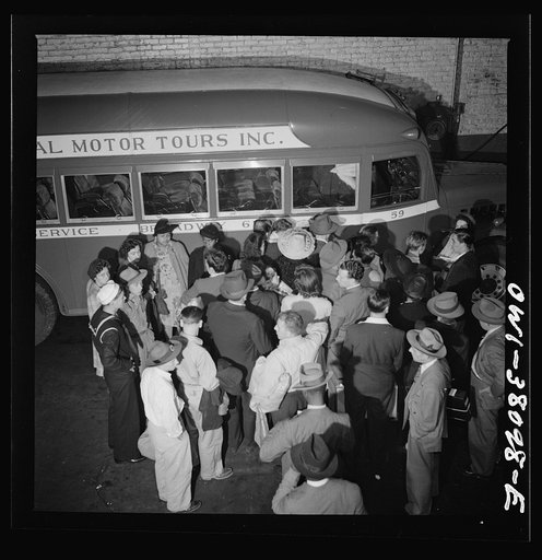 Bus trip from Knoxville, Tennessee, to Washington, D.C.
