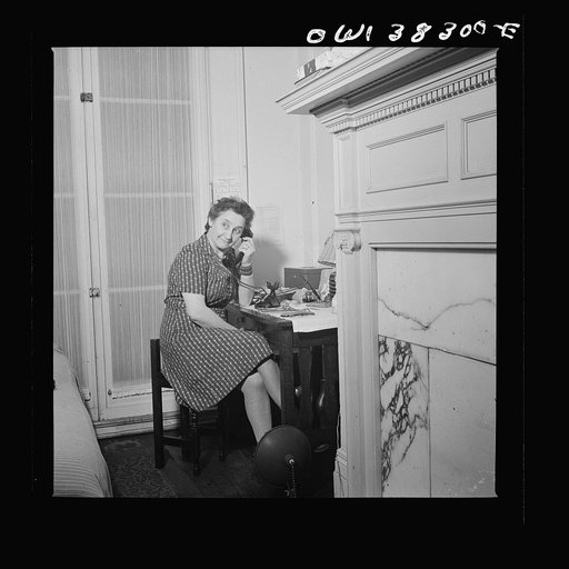 Washington, D.C. The landlady of a boardinghouse