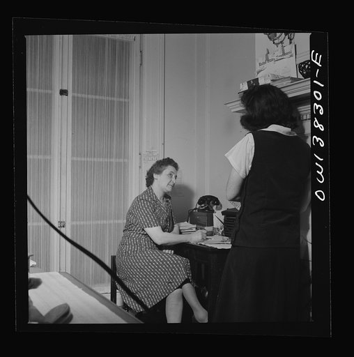 Washington, D.C. Paying the rent at a boardinghouse
