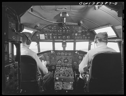 Washington, D.C. The U.S. Weather Bureau station at the National Airport. Pilots receive weather information by radio to insure safety in flight