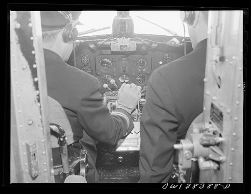 Washington, D.C. The U.S. Weather Bureau station at the National Airport. Pilots receive weather information by radio to insure safety in flight