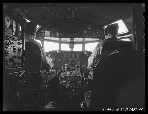 Washington, D.C. The U.S. Weather Bureau station at the National Airport. Pilots receive weather information by radio to insure safety in flight