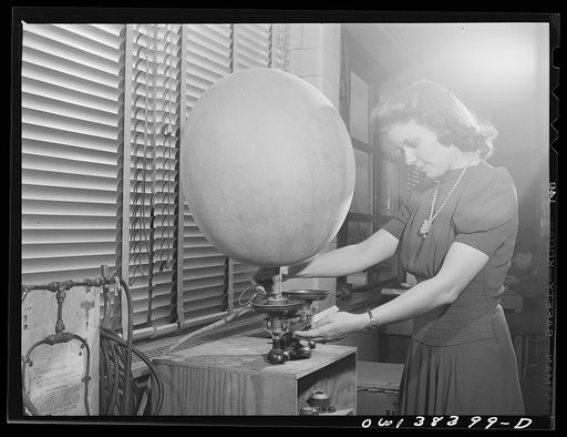 Washington, D.C. The U.S. Weather Bureau station at the National Airport