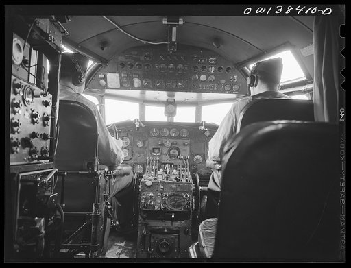 Washington, D.C. The U.S. Weather Bureau station at the National Airport. Pilots receive weather information by radio to insure safety in flight