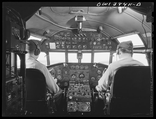 Washington, D.C. The U.S. Weather Bureau station at the National Airport. Pilots receive weather information by radio to insure safety in flight