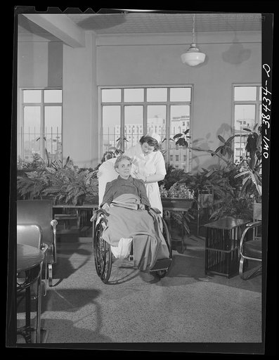 Washington, D.C. Eleanor Jefferis, a student at Woodrow Wilson High School, is a nurse's aide at emergency hospital. During the summer, she put in an eight hour day, six days a week, and while school is in session, she works on weekends