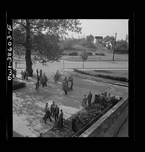 Washington, D.C. Students leaving Woodrow Wilson High School