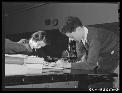 Washington, D.C. Biology students at Woodrow Wilson High School