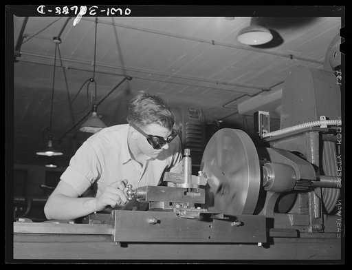 Miscellaneous lot of photographs by Barbara Wright. National Youth Administration (NYA), Works Progress Administration (WPA) and Civilian Conservation Corps (CCC). Chicago, Illinois. NYA training center