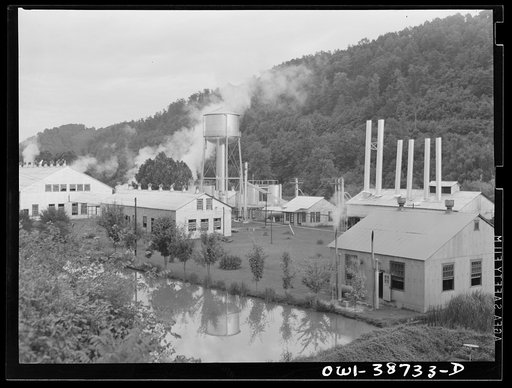 Miscellaneous lot of photographs by Barbara Wright, e.g. University of Virginia, Franconia, New Hampshire, Maine. Chemical plant, vicinity of Charleston, West Virginia