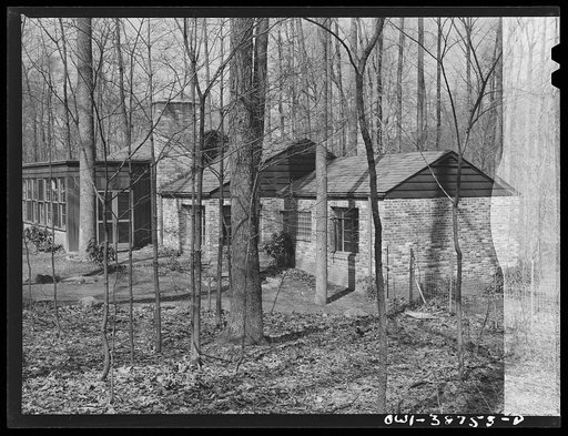Untitled photo, possibly related to: Miscellaneous lot of photographs by Barbara Wright, e.g. University of Virginia, Franconia, New Hampshire, Maine. Modern house for family built(?)  by  Frances Palmer(?)