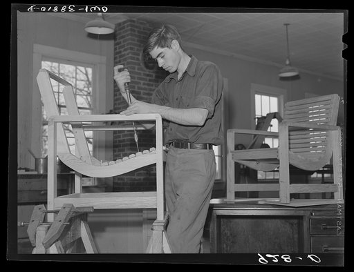 Miscellaneous lot of photographs by Barbara Wright. National Youth Administration (NYA), Works Progress Administration (WPA) and Civilian Conservation Corps (CCC)